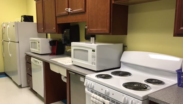 Little Star ABA Therapy West Lafayette building kitchen
